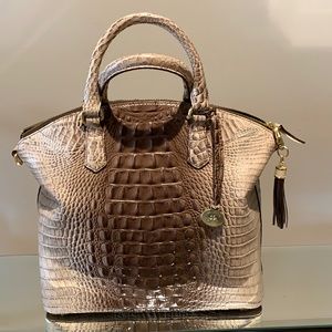 Brahmin Large Duxbury Satchel - Amaretto Melbourne